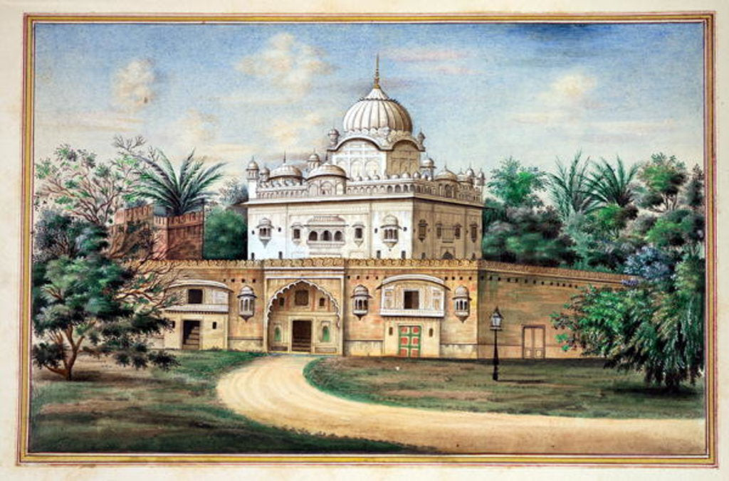 Detail of Akali Temple Amritsar by Indian School