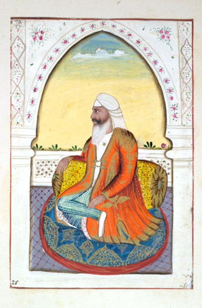 Detail of Sirdar Fatteh Singh by Indian School