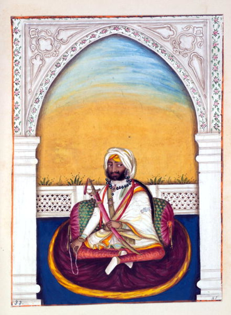 Detail of Sirdar Jowahir Singh by Indian School