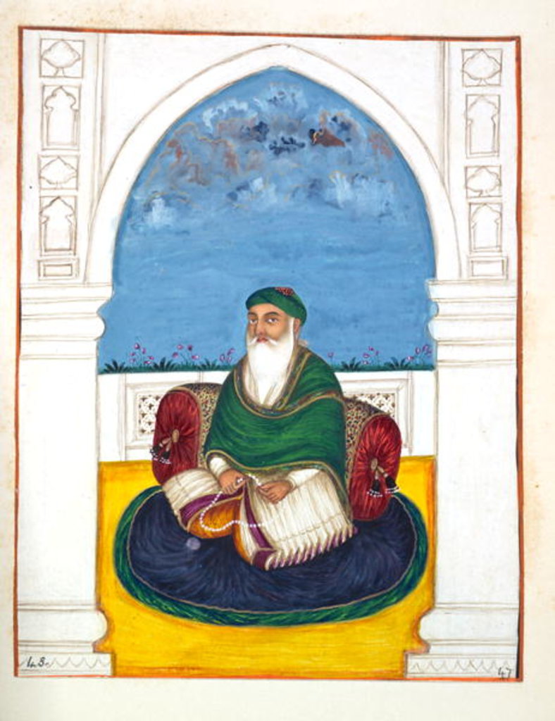 Detail of Fakir Imamuddin by Indian School