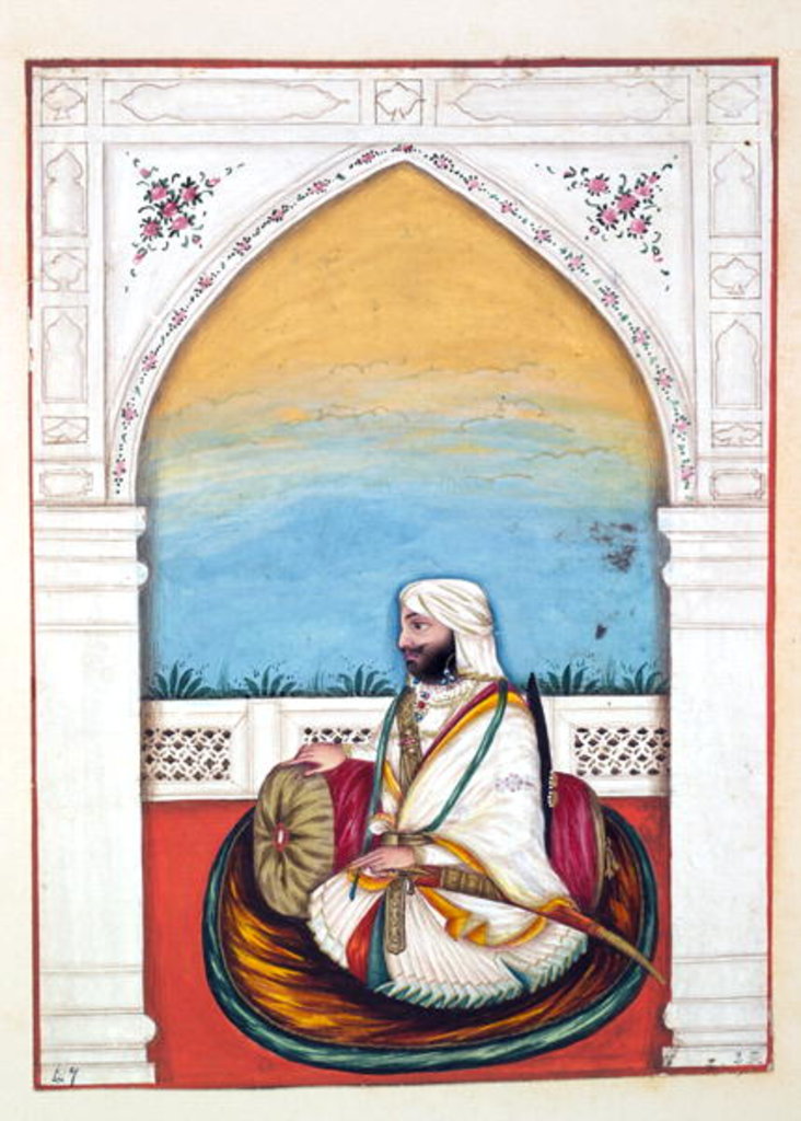 Detail of Nawab Imam-od-dun by Indian School