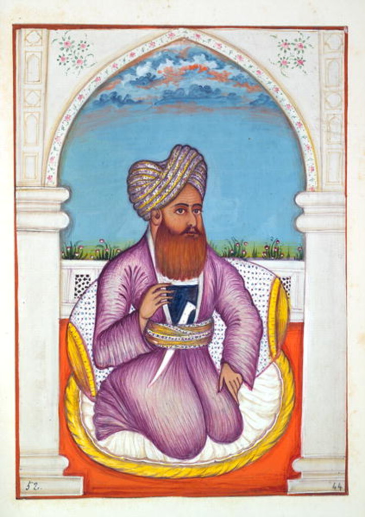 Detail of Nawab Pir Mohammad Khan by Indian School