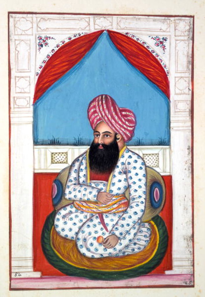 Detail of Shah Ayub Shah Padishah by Indian School