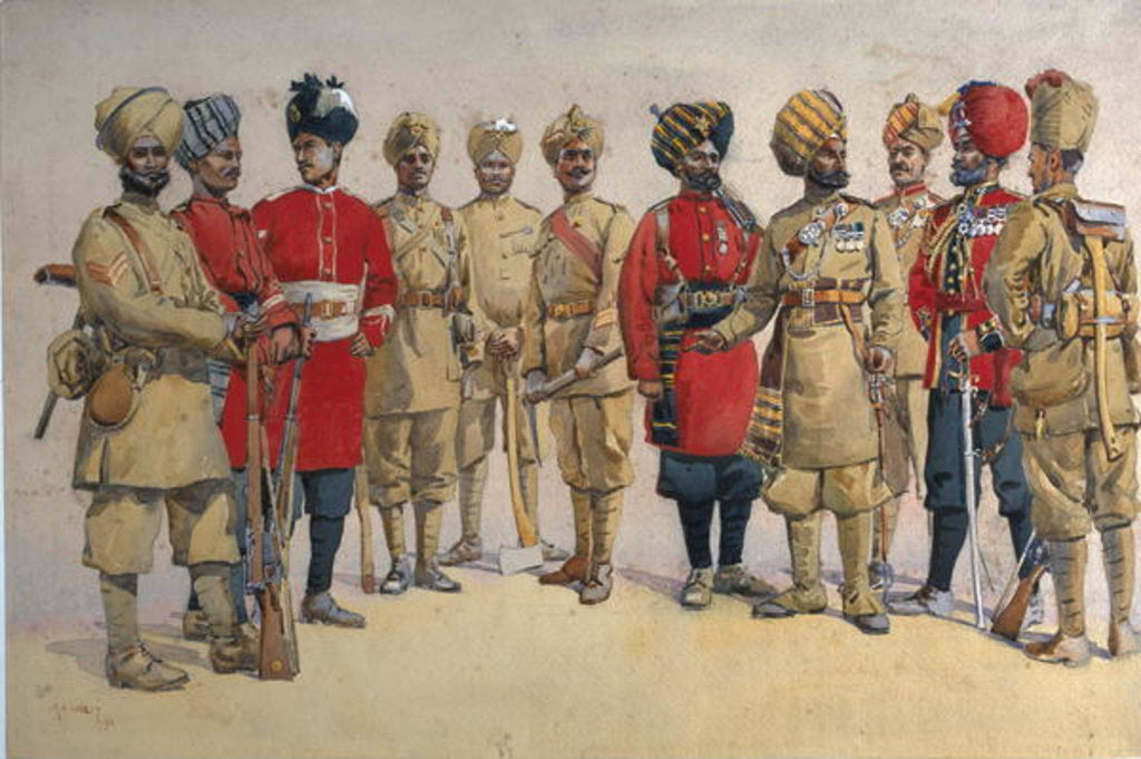 Detail of Soldiers of the Pioneer Regiments by Alfred Crowdy Lovett