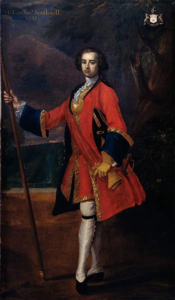 Detail of Lieutenant Thomas George Southwell, Coldstream Guards, 1739 by Charles Jervas