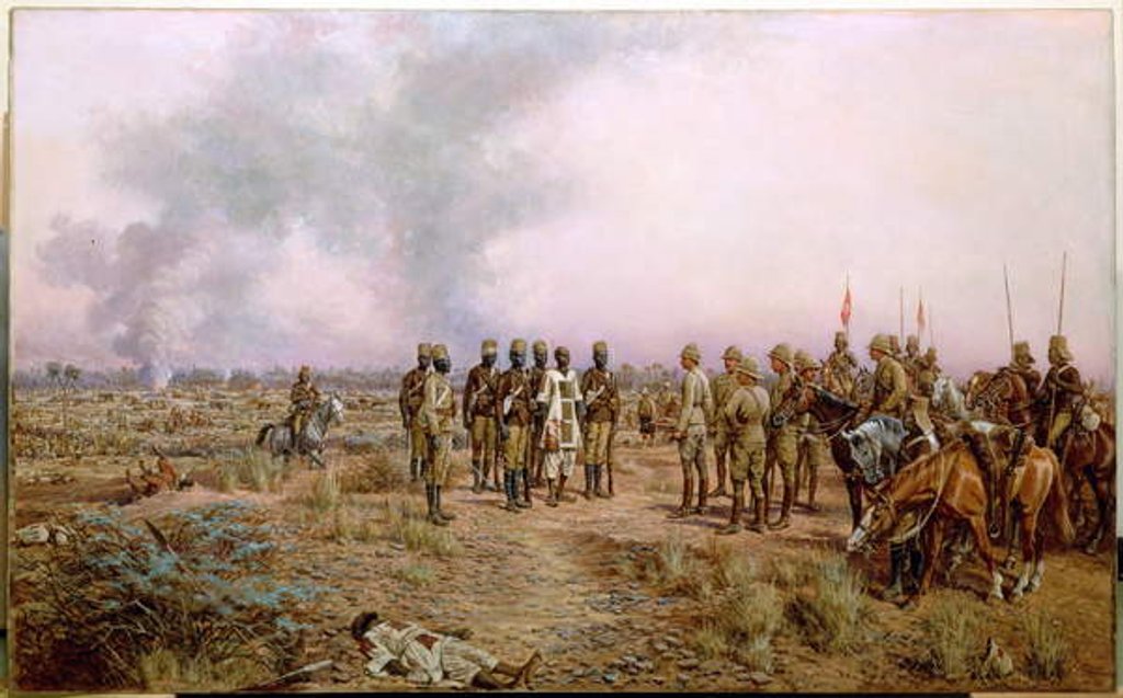 Detail of After the Battle of Atbara, April 8th 1898 by Godfrey Douglas Giles