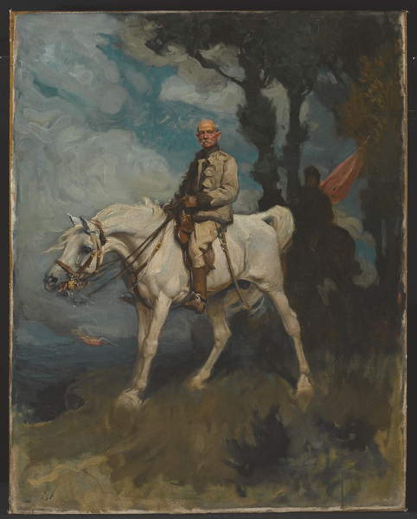 Detail of General Sir Frederick Sleigh Roberts, on his horse Vonolel, 1894 by Charles Wellington Furse