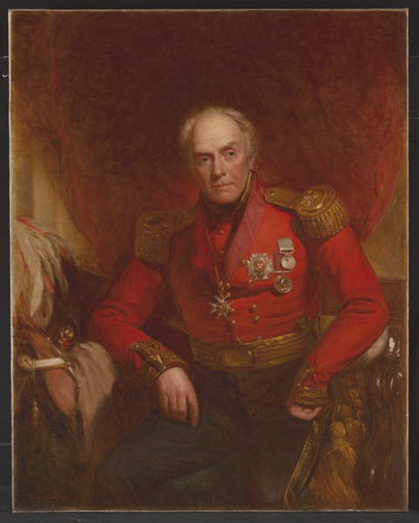 Detail of Major-General Sir Hopetoun Stratford Scott KCB, Colonel of the 2nd Madras European Regiment, 1904 by Stephen Catterson the Younger Smith