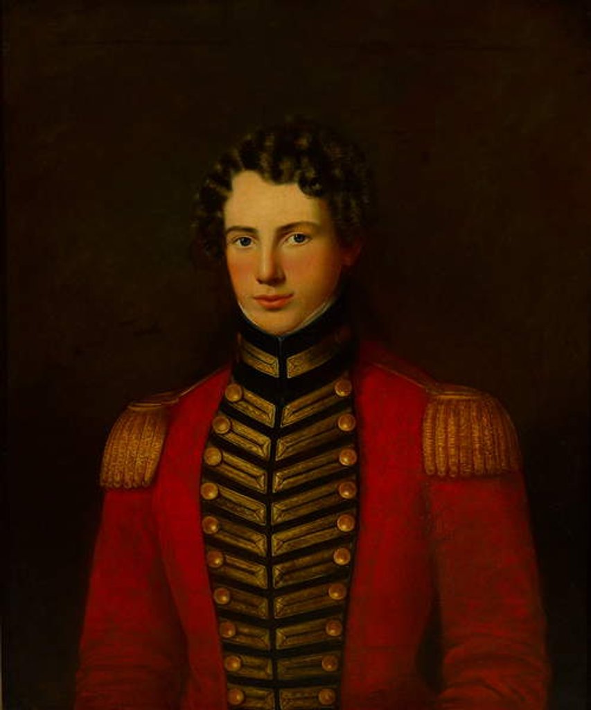 Detail of 1st Lieutenant George Casement, [Bengal] Corps of Engineers, 1829 circa by Unknown Artist
