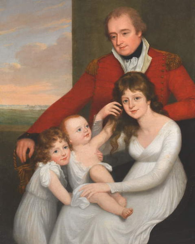 Detail of Captain William Sandys, 5th Bengal Native Infantry, 1799 by Robert Home