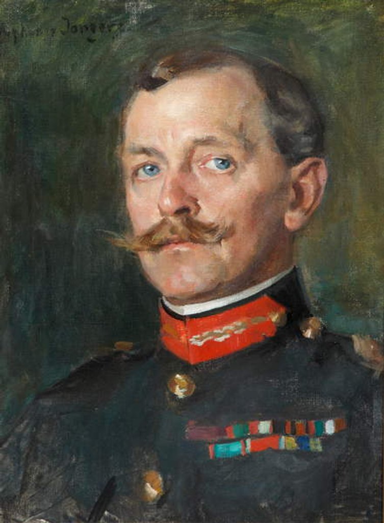 Detail of Lieutenant-General Sir Walter Kitchener KCB, 1908 circa by Alphonse Jongers
