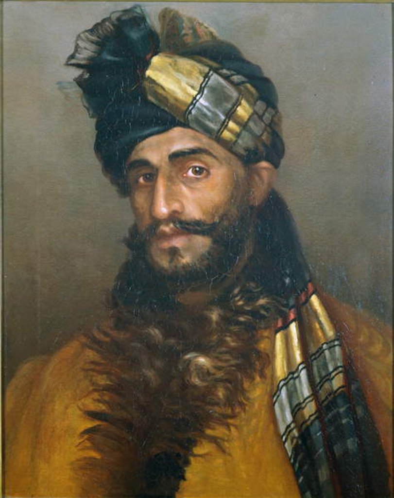 Detail of Pathan sowar, 25th Cavalry, c.1908 by Leila K. Williamson