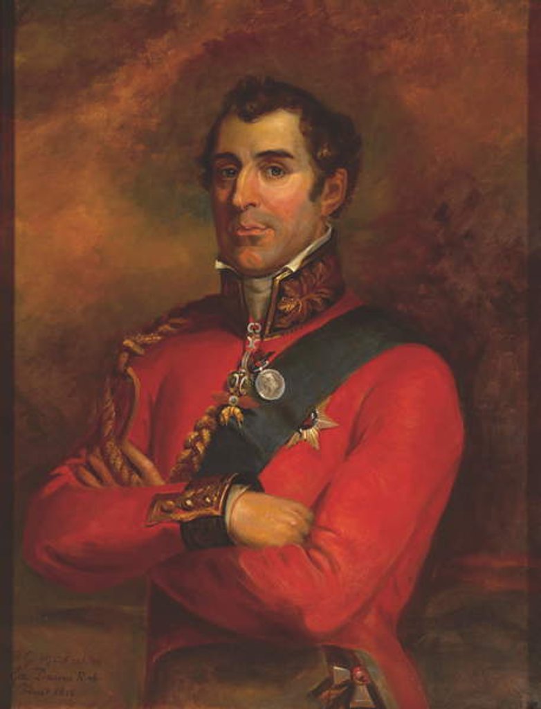 Detail of Field Marshal Arthur Wellesley, 1st Duke of Wellington, c.1818 by George Dawe