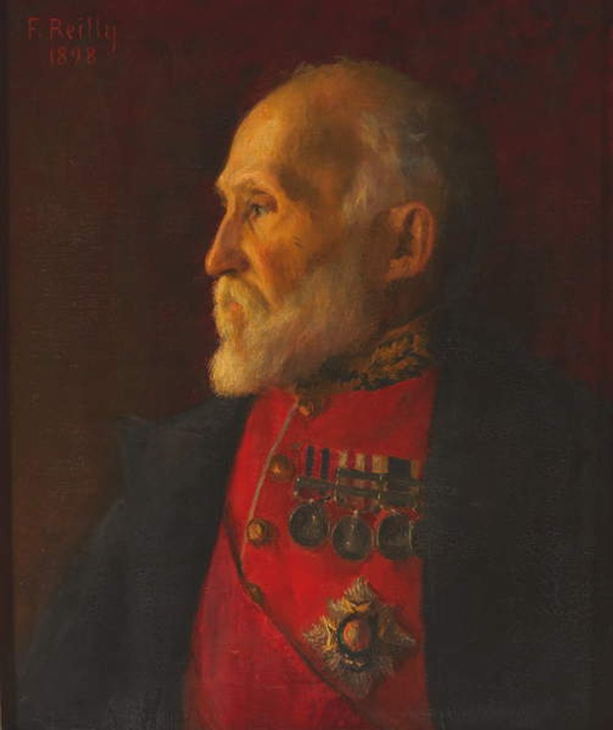 Detail of General Sir Alexander Taylor GCB, Royal Engineers, 1878 circa by Unknown Artist