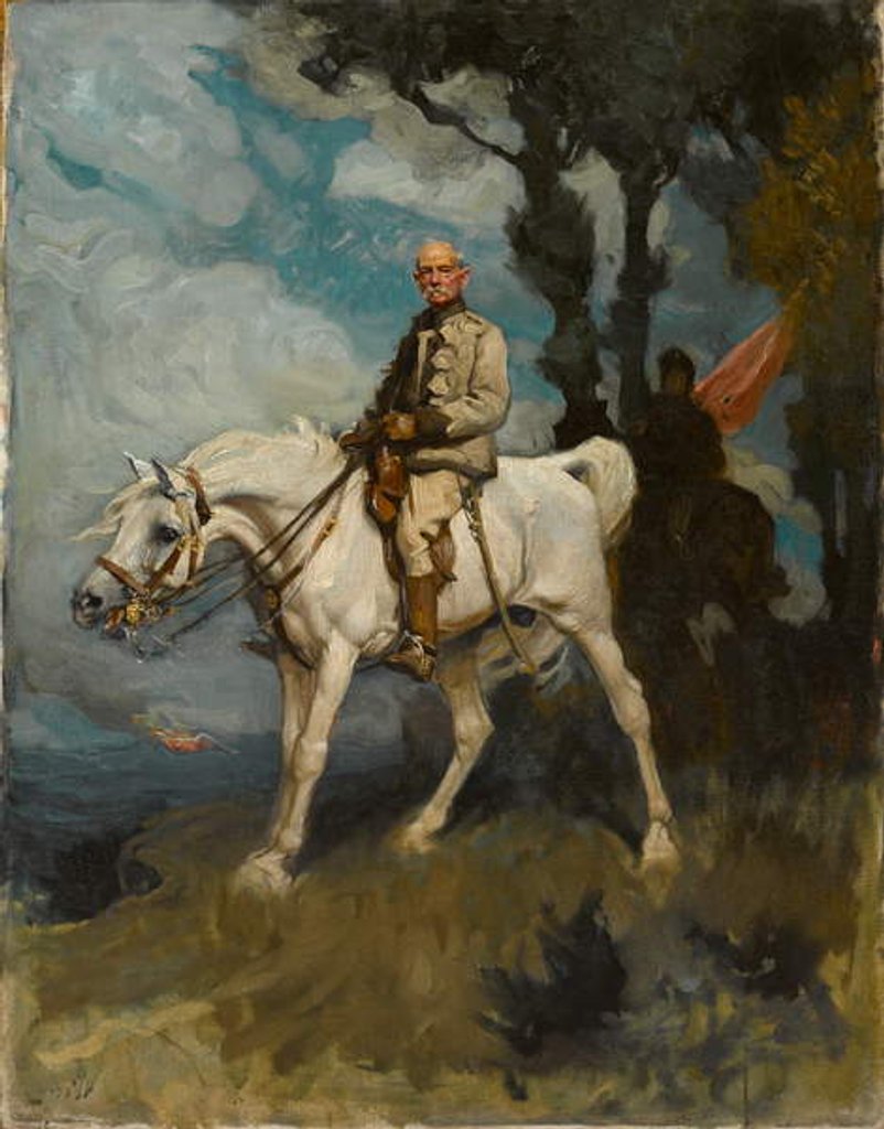 Detail of General Sir Frederick Sleigh Roberts, on his horse Vonolel, 1894 by Charles Wellington Furse