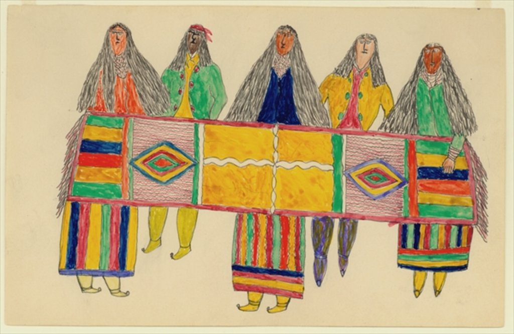 Detail of Apache Indians, c.1894-99 by Frederick Gokliz
