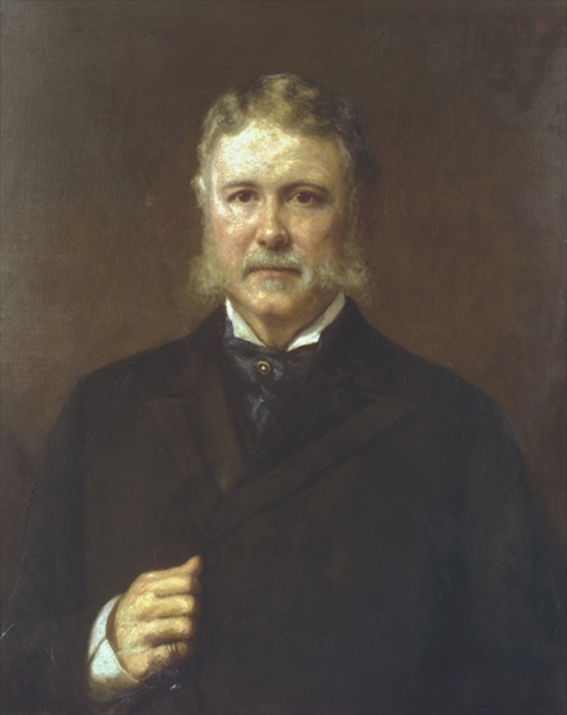 Detail of Chester A. Arthur, 1884 by George Peter Alexander Healy