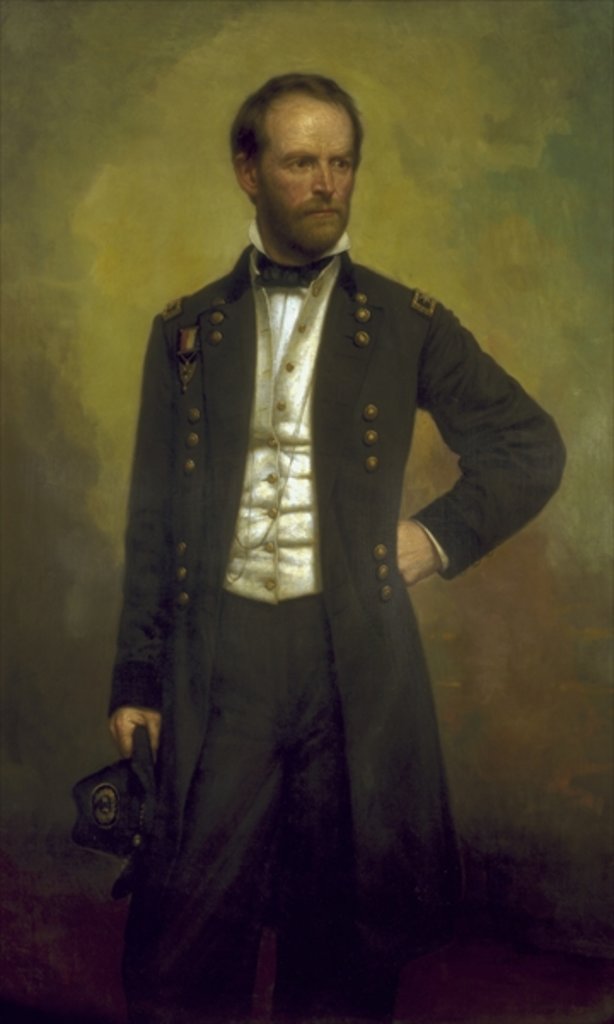 Detail of William T.Sherman by George Peter Alexander Healy