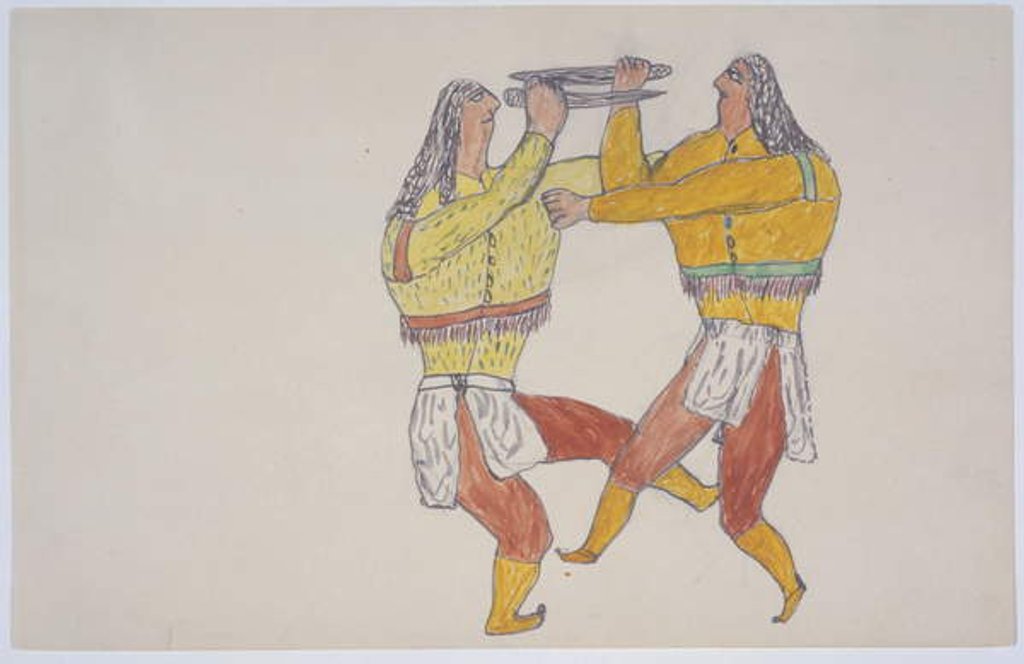 Detail of Hand-to-hand combat by Frederick Gokliz