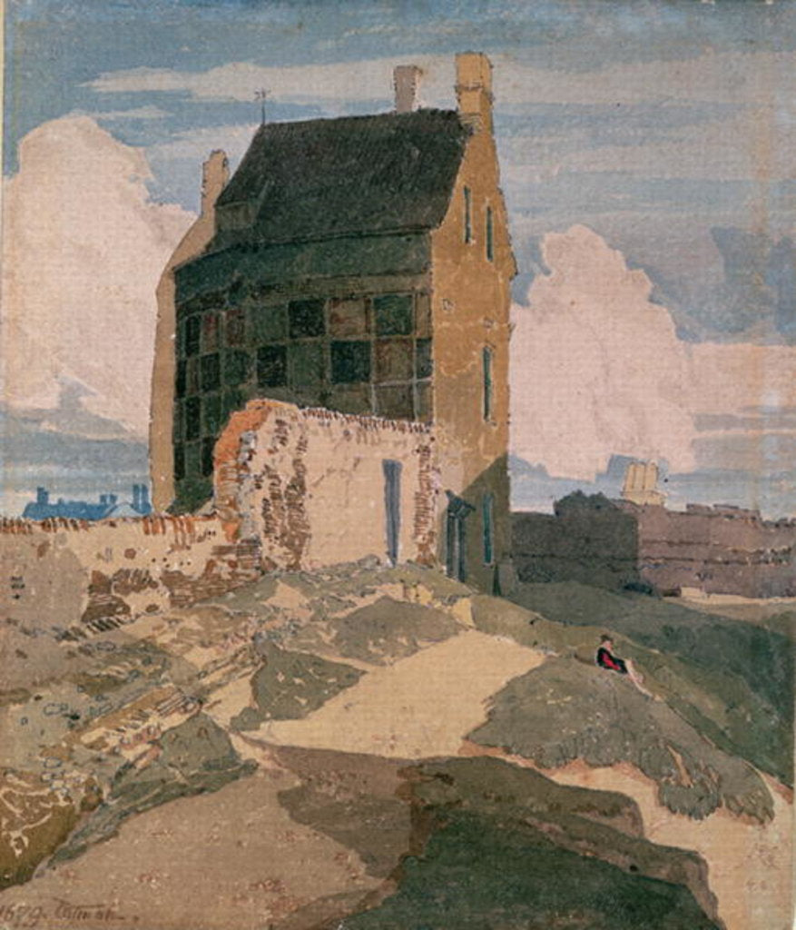 Detail of On the Walls, Great Yarmouth, c.1812 by John Sell Cotman