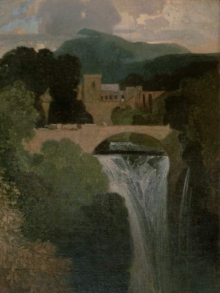 Detail of The Waterfall by John Sell Cotman