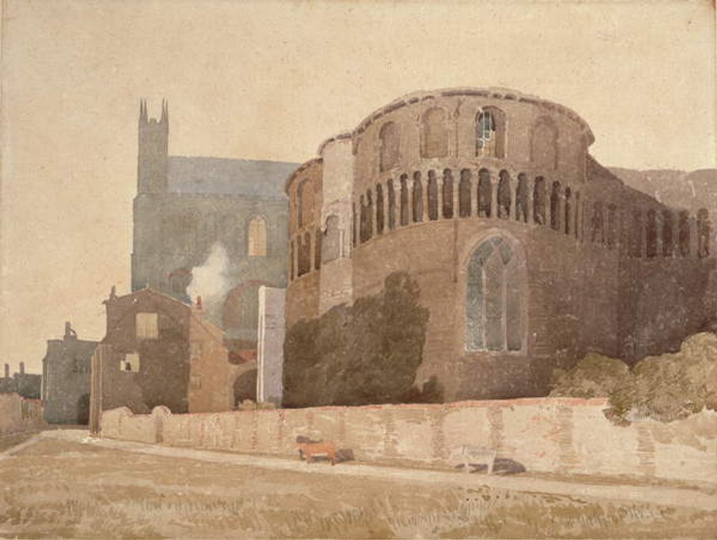 Detail of St. Luke's Chapel, Norwich Cathedral, 1808 by John Sell Cotman