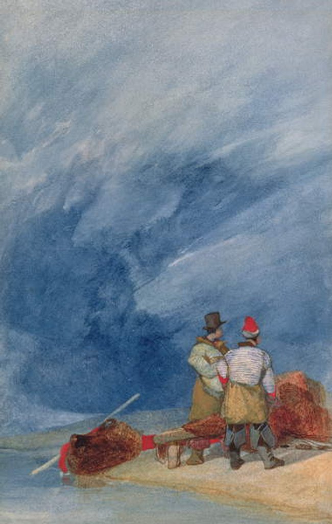 Detail of Stormy Weather, c.1831-3 by John Sell Cotman