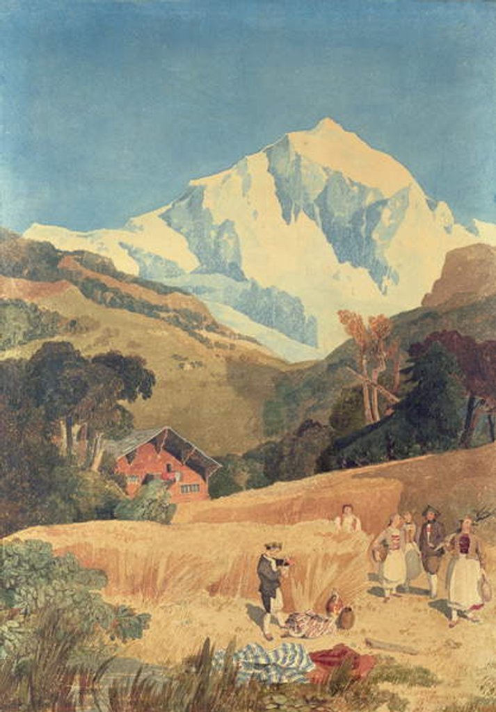 Detail of View of the Jungfrau-Horn, 1809 by John Sell Cotman