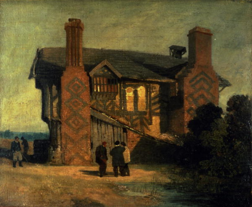 Detail of Moreton Old Hall by John Sell Cotman