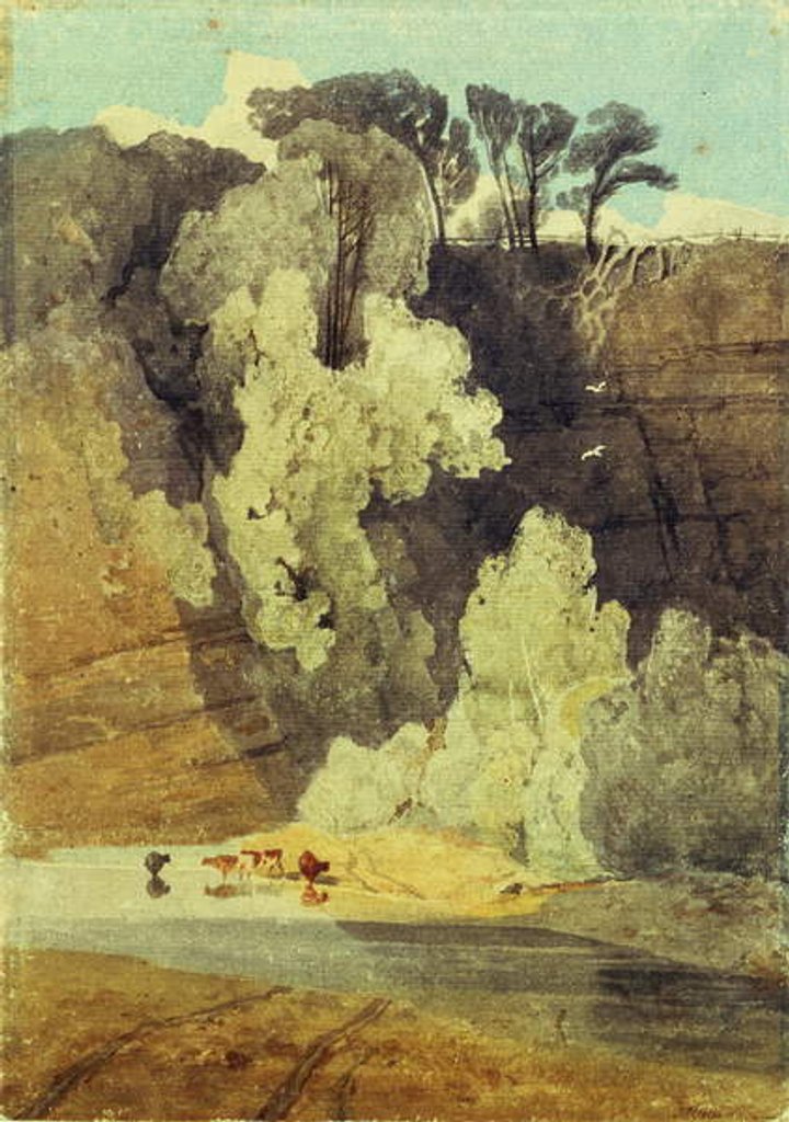 Detail of On the River Greta, Yorkshire by John Sell Cotman