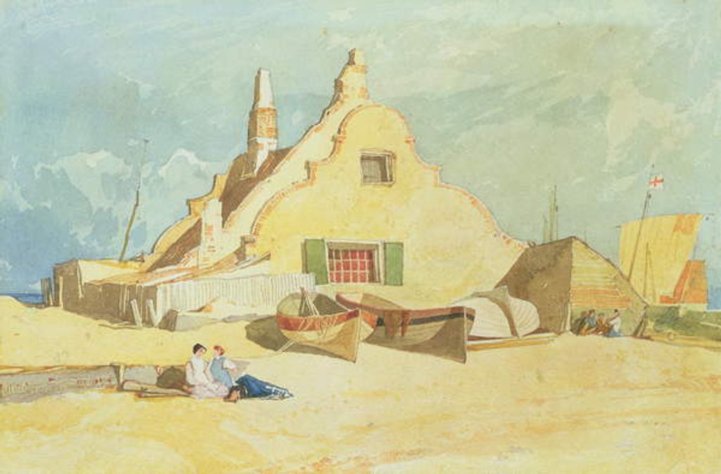 Detail of Yarmouth Beach by John Sell Cotman