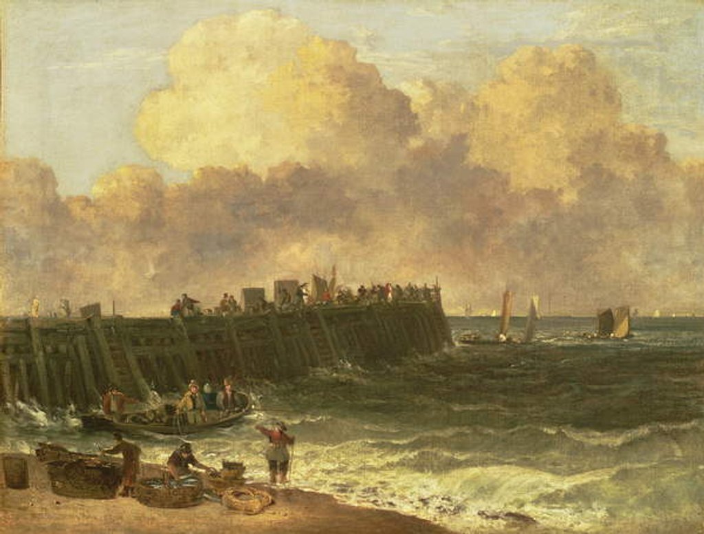 Detail of Yarmouth Jetty, c.1810 by John Crome