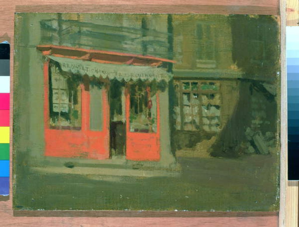Detail of The Red Shop by Walter Richard Sickert