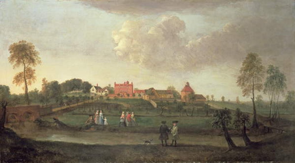 Detail of Little Haugh Hall, Suffolk by Peter Tillemans