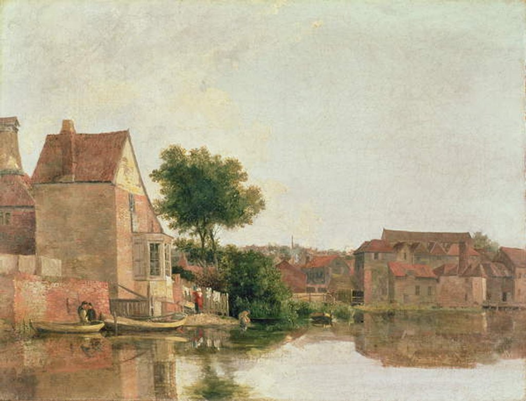 Detail of Back of the New Mills, c.1814-17 by John Crome