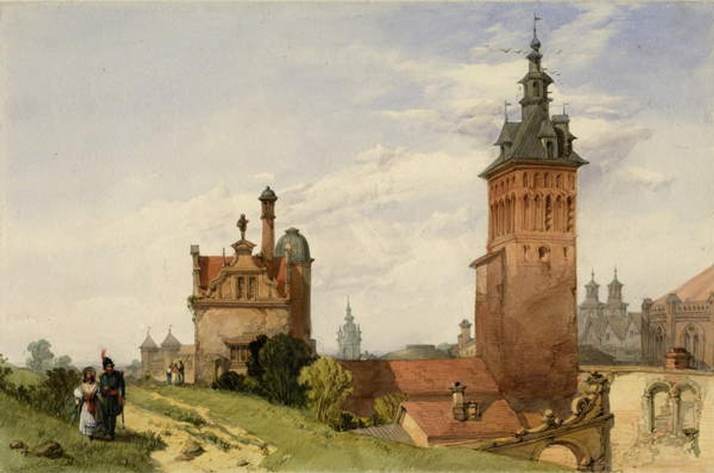 Detail of A View near Moscow, 1836 by Alfred Gomersal Vickers