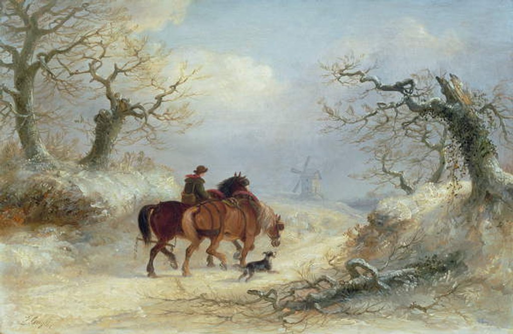 Detail of Crossing the Common - Scene near Ipswich by Thomas Smythe