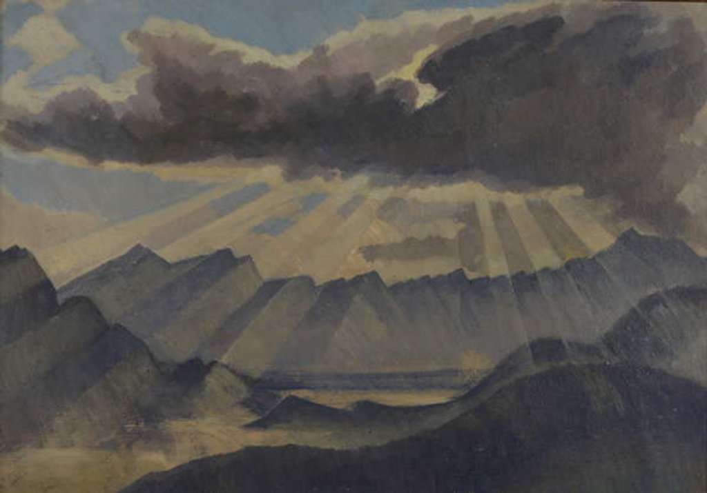 Detail of Hohfluh, Switzerland by Henry Clarence Whaite