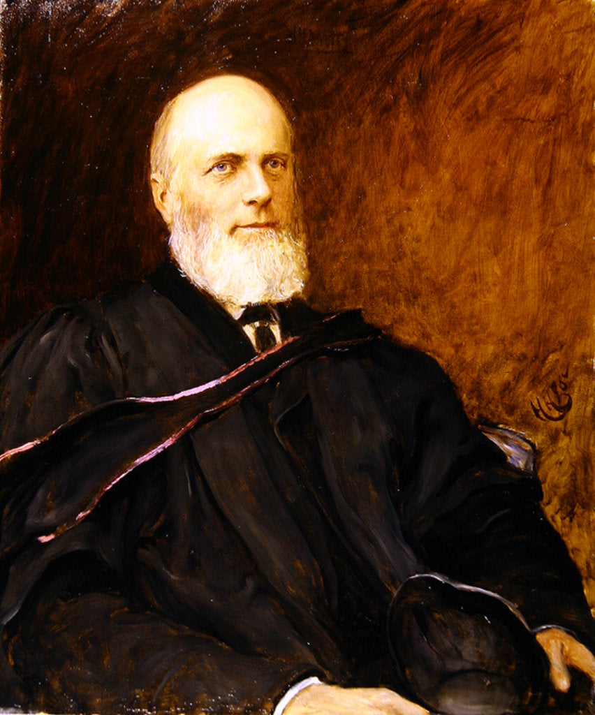 Detail of Alfred Robinson, 1895 by Hubert von Herkomer