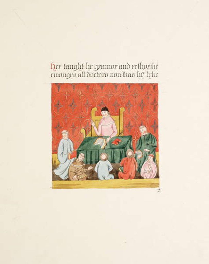 Detail of Ms. New Coll 380, f11r. The antiquities of the Cathedral Church of Saint Mary, Carlisle, drawn by Robert Carlile, 1795 by Robert Carlile