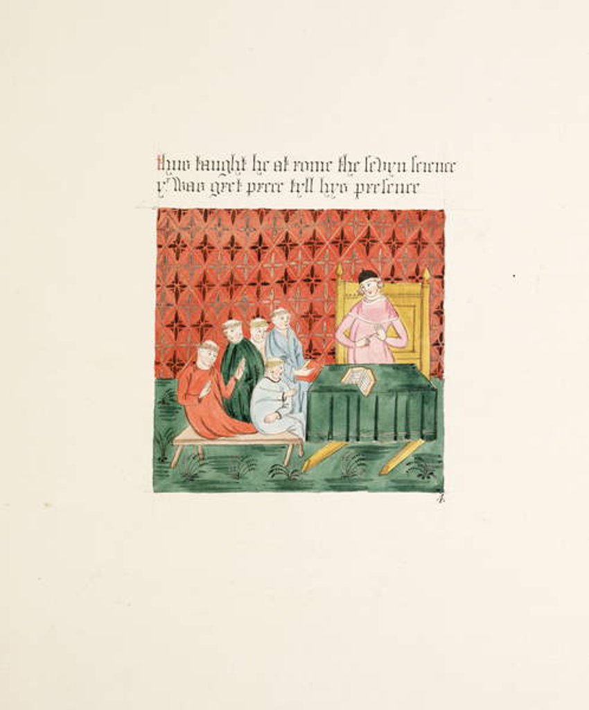 Detail of Ms. New Coll 380, f13r. The antiquities of the Cathedral Church of Saint Mary, Carlisle, drawn by Robert Carlile, 1795 by Robert Carlile