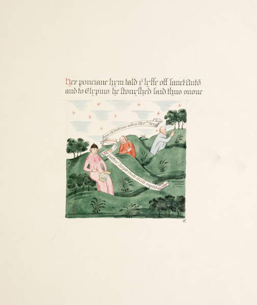 Detail of Ms. New Coll 380, f15r. The antiquities of the Cathedral Church of Saint Mary, Carlisle, drawn by Robert Carlile, 1795 by Robert Carlile