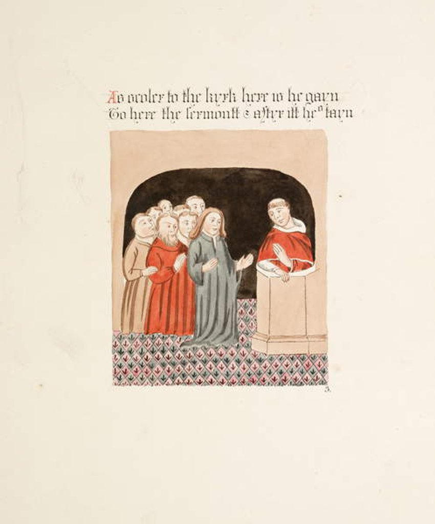 Detail of Ms. New Coll 380, f35r. The antiquities of the Cathedral Church of Saint Mary, Carlisle, drawn by Robert Carlile, 1795 by Robert Carlile