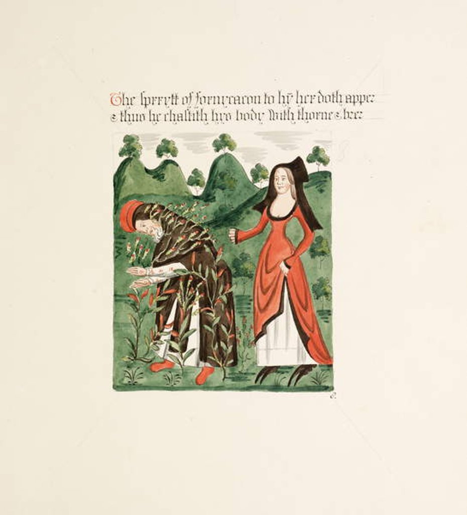 Detail of Ms. New Coll 380, f40r. The antiquities of the Cathedral Church of Saint Mary, Carlisle, drawn by Robert Carlile, 1795 by Robert Carlile