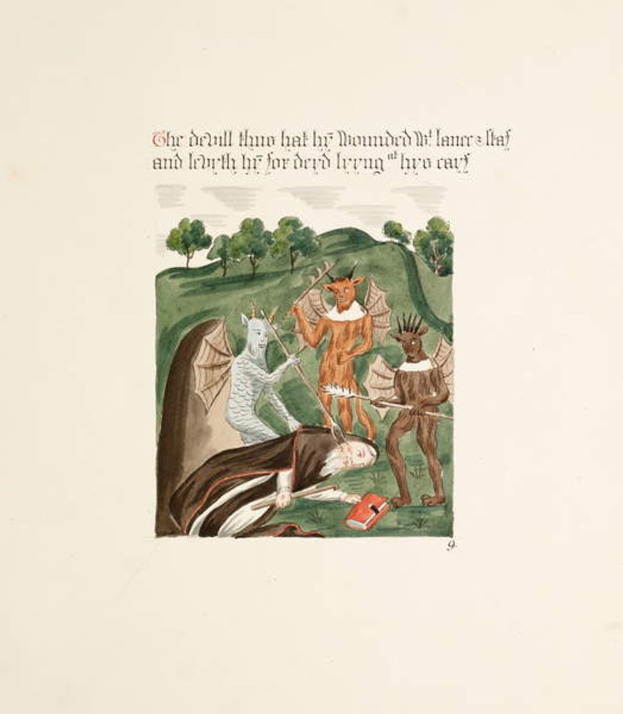 Detail of Ms. New Coll 380, f41r. The antiquities of the Cathedral Church of Saint Mary, Carlisle, drawn by Robert Carlile, 1795 by Robert Carlile