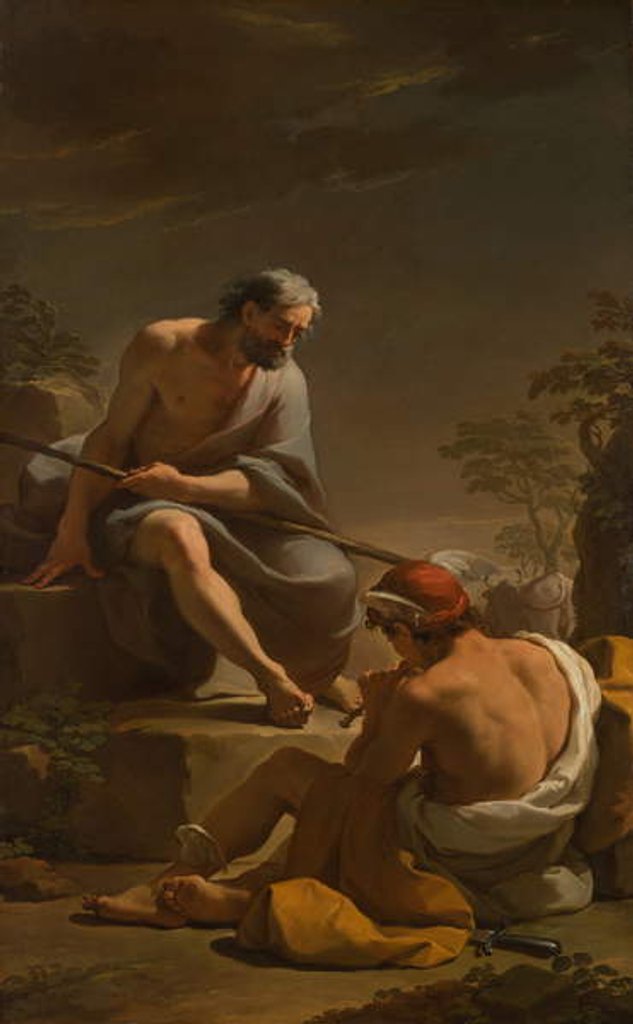 Detail of Mercury Lulling Argus to Sleep, c.1770-1775 by Ubaldo Gandolfi