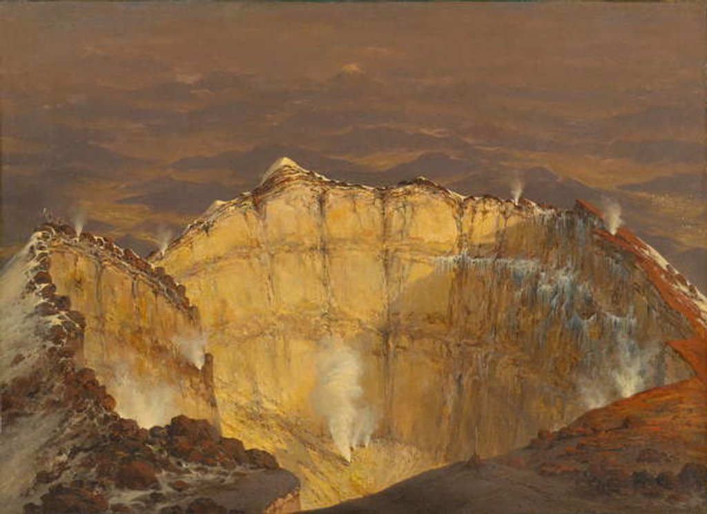 Detail of Crater of Popocatépetl, 1833 by Jean Baptiste Louis Gros