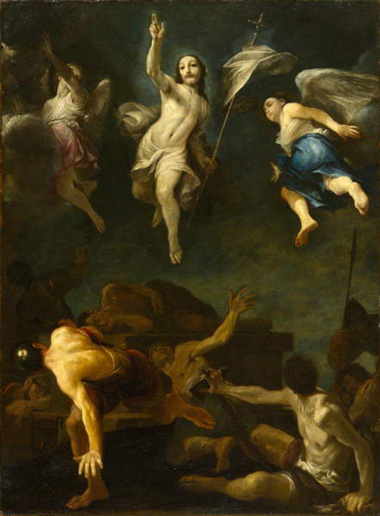 Detail of The Resurrection of Christ, c.1690 by Giuseppe Maria Crespi