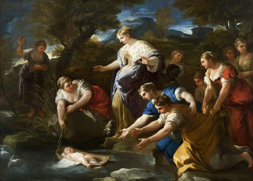 Detail of The Finding of Moses, c.1685-1690 by Luca Giordano