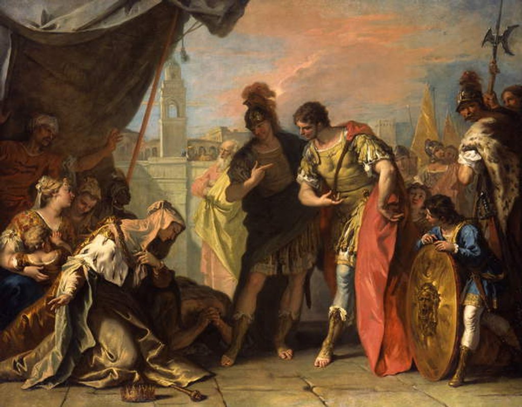 Detail of Alexander and the Family of Darius, c.1708-1710 by Sebastiano Ricci